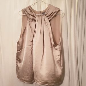 Tan gray H&M sleeveless blouse